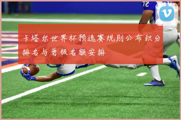 卡塔尔世界杯预选赛规则公布积分排名与晋级名额安排